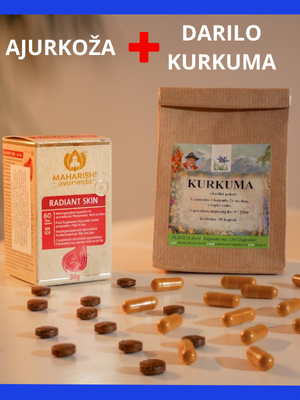 Ajurkoža  + darilo (KURKUMA)